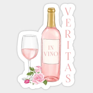 In vino veritas Sticker